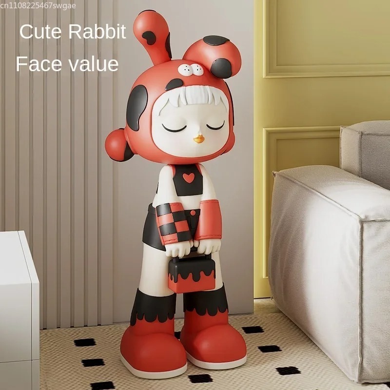 Crafting Resin - Estatua de Niña de Dibujos Animados,