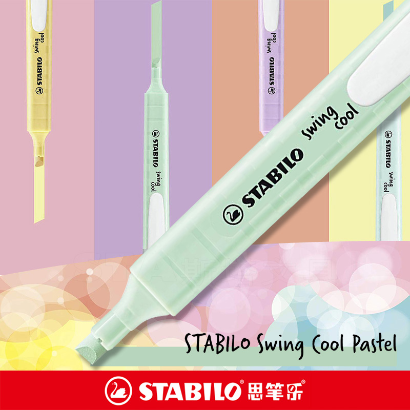 Stabilo Marker Swing Cool - Resaltador STABILO de 6 piezas, marcadores